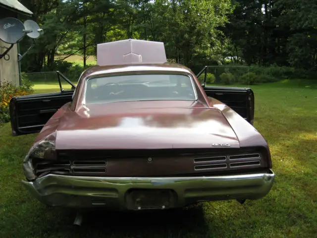 1967 pontiac gto base 6.6l body damage
