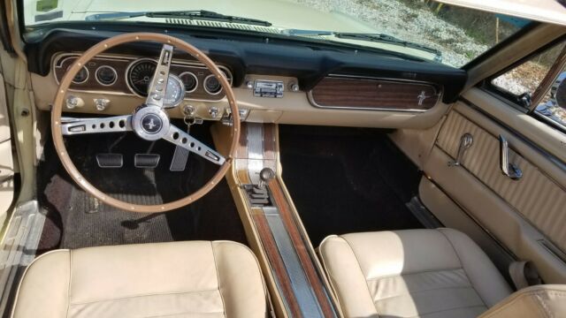 1966 mustang convertible pony interior