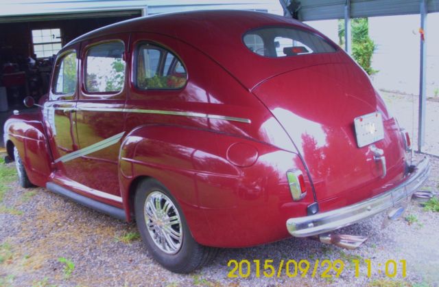 resto mod 350 .30 over 3000 miles on engine heidts mii tilt