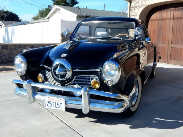 1951 studebaker commander regal starlight v8 bullet nose coupe - restored