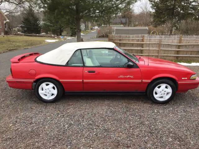 1992 pontiac sunbird se convertible antique classic auto v6 barbie car