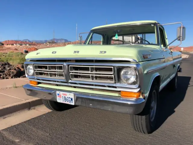 1972 ford f-250 sport custom camper special 360 v8 2wd pick up truck