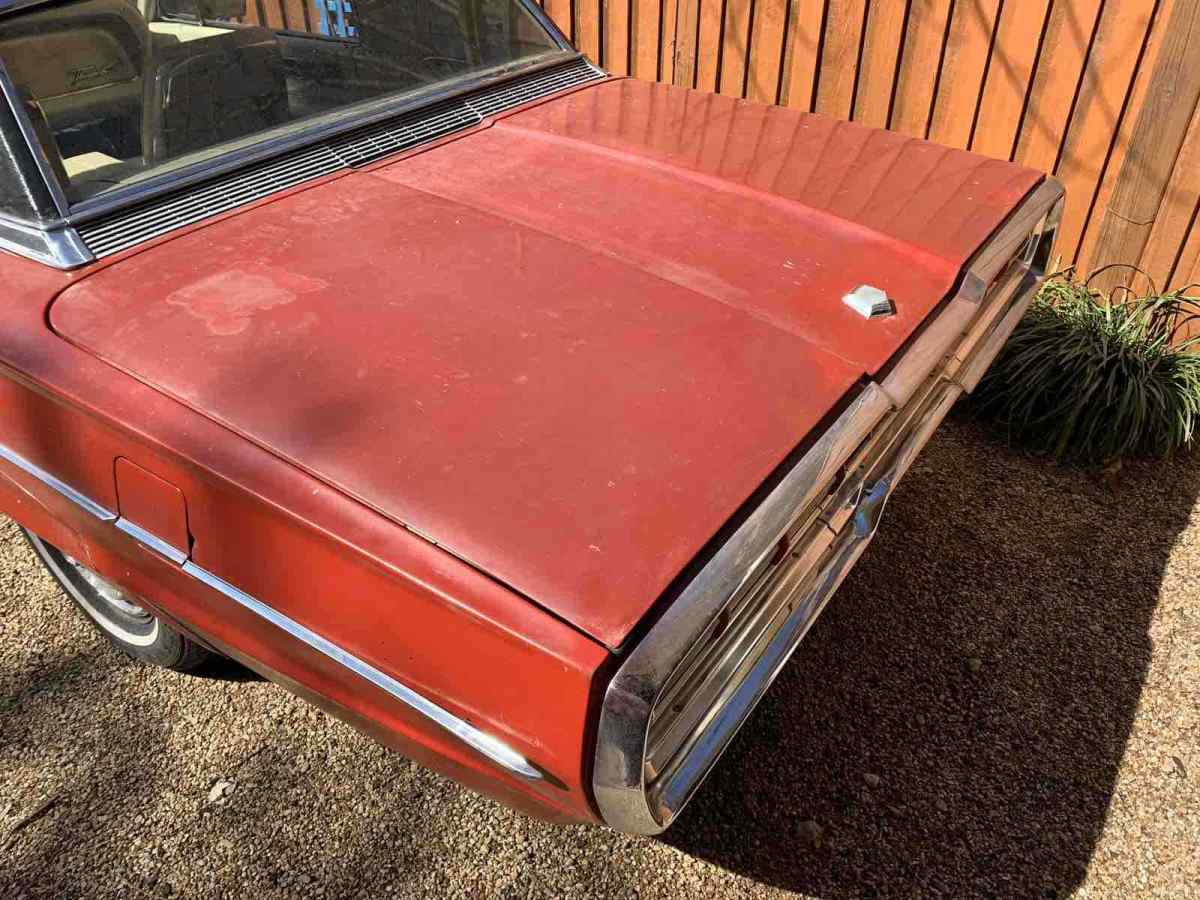 1966 ford thunderbird sportscar red rwd automatic landau