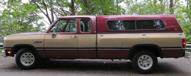 1993 dodge ram 2500 le club cab cummins 5.9l turbo diesel pickup truck loaded
