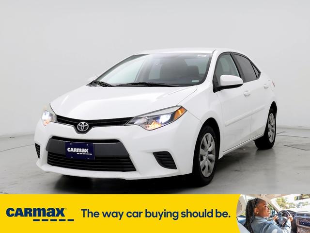 2016 toyota corolla le