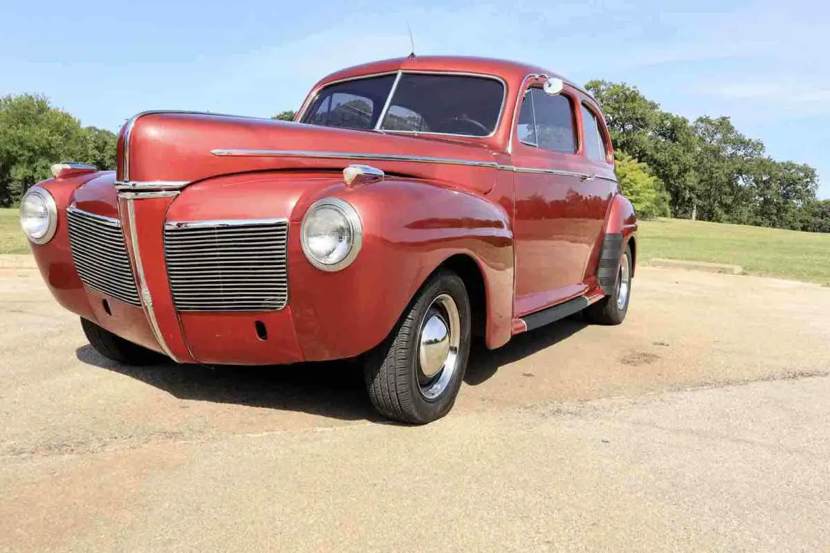 1941 mercury eight sedan red rwd manual
