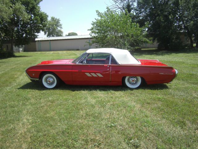 1963 ford thunderbird convertible high end restoration show quality 78362 miles