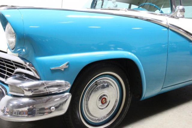 1956 ford fairlane victoria 44488 miles blue coupe v8 automatic