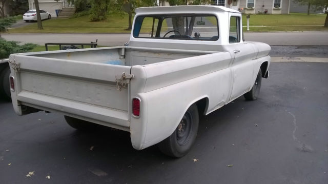1960 chevy c-10 short bed sbc 4 speed rat rod hot street tow vehicle shop truck