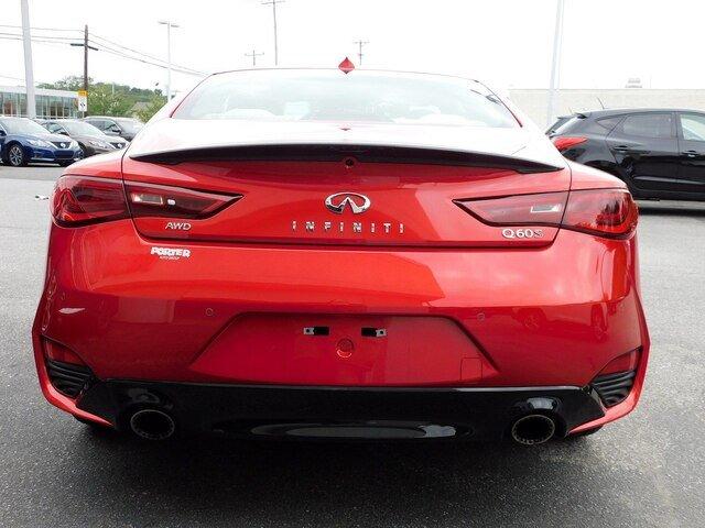 certified 2019 infiniti q60 red sport 400 awd coupe newark, de 19711 for sale in newark, delaware