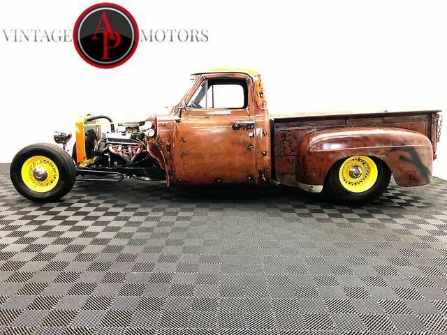 1955 ford f100 big block rat rod!