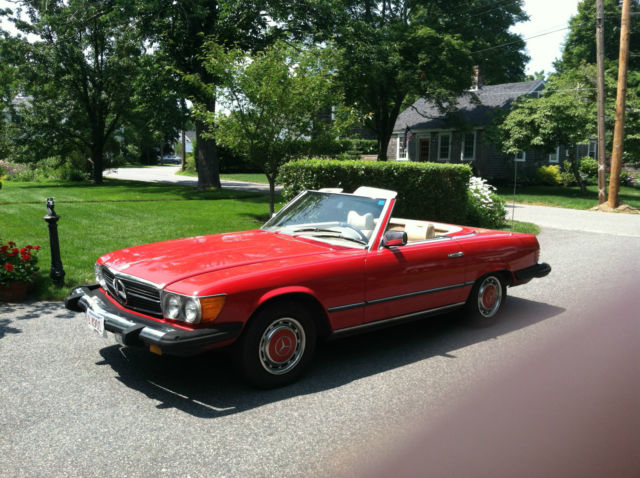 1977 mercedes benz 450sl convertible