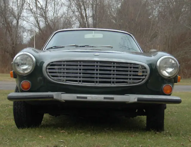 1971 volvo p1800e green sport coupe 1800cc 4-cylinder 4-speed manual with od