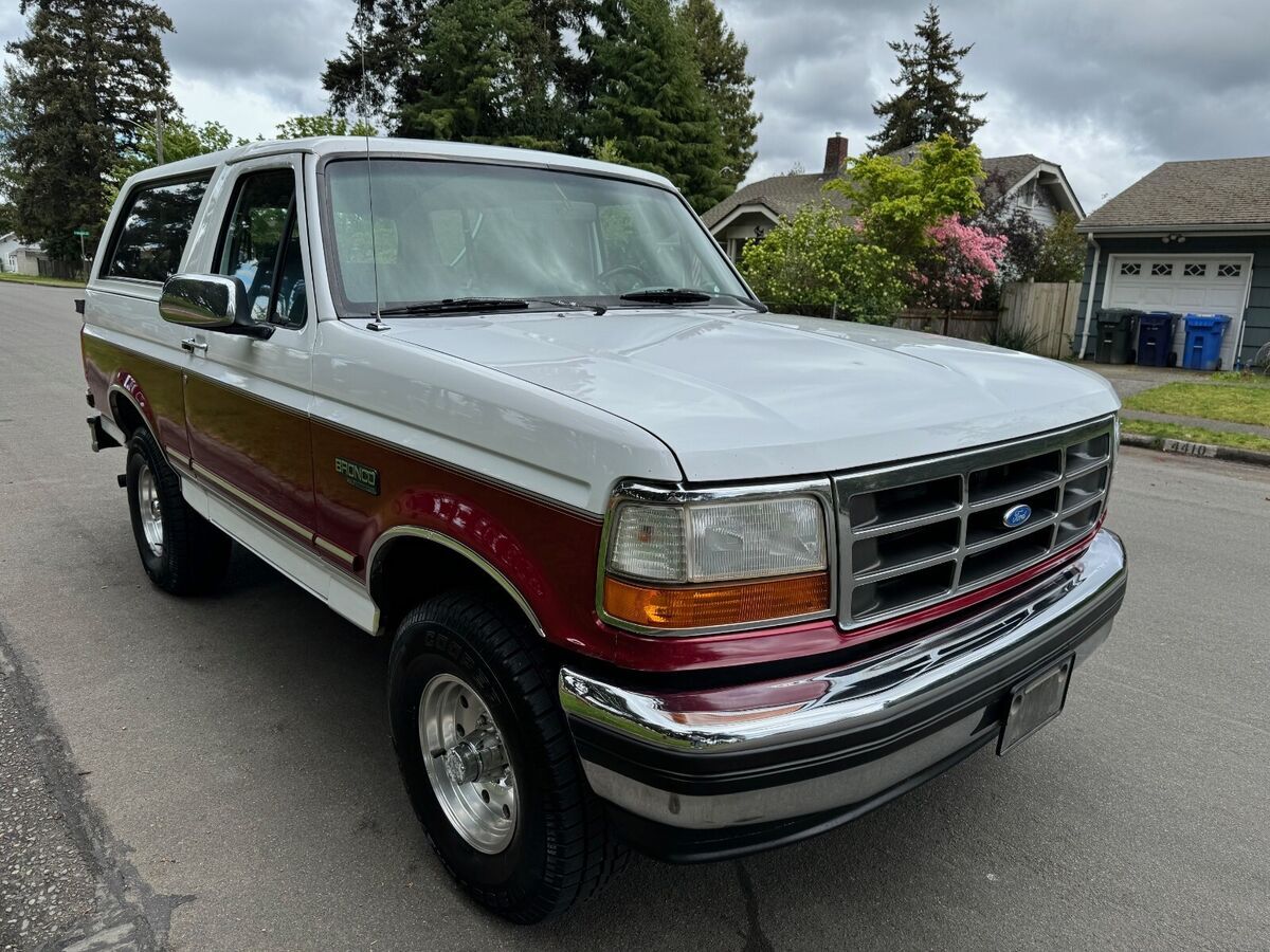1994 ford bronco xlt 4x4 5.8 351 v8 144k worldwide no reserve auction