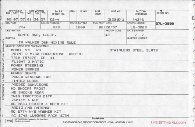 1957 studebaker packard station wagon (factory supercharged)