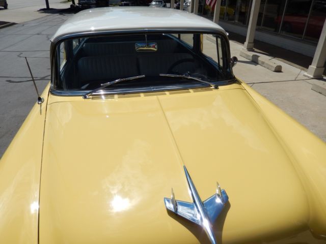 1955 chevrolet nomad ivory & harvest gold 327 vintage a/c 4 wheel disc