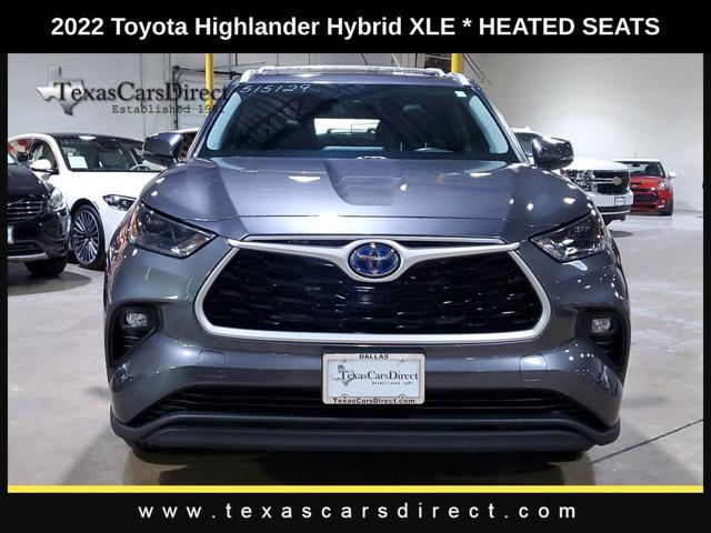 2022 toyota highlander hybrid xle