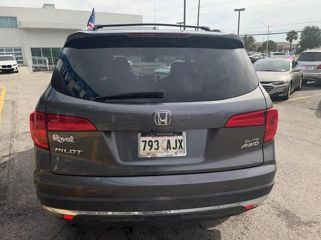 2017 honda pilot elite