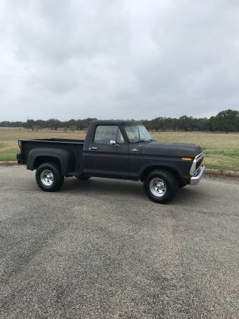 1977 ford f100 custom short-bed stepside !!!!!
