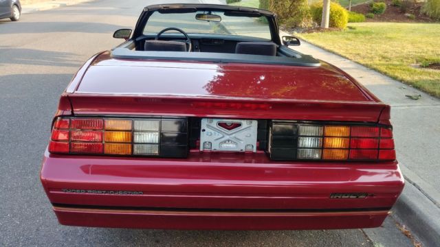 1990 chevrolet camaro iroc-z convertible **3,605 miles** collector car