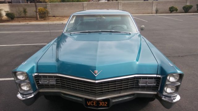 1967 cadillac coupe deville * nice running driving california car not 1968 1969