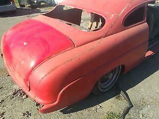 1949 mercury coupe on lincoln town car (lead sled project car) kit car (chopped)