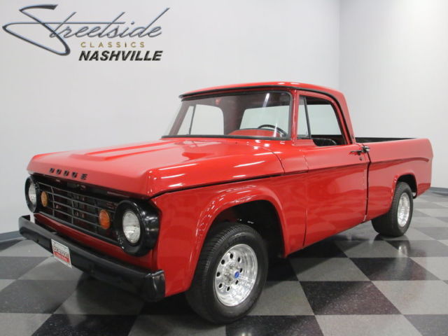 very hard to find d100, 383ci big block, auto, later d100 hood, cool pickup!