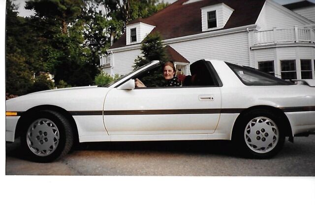 1987 toyota supra hatchback white rwd manual sport roof