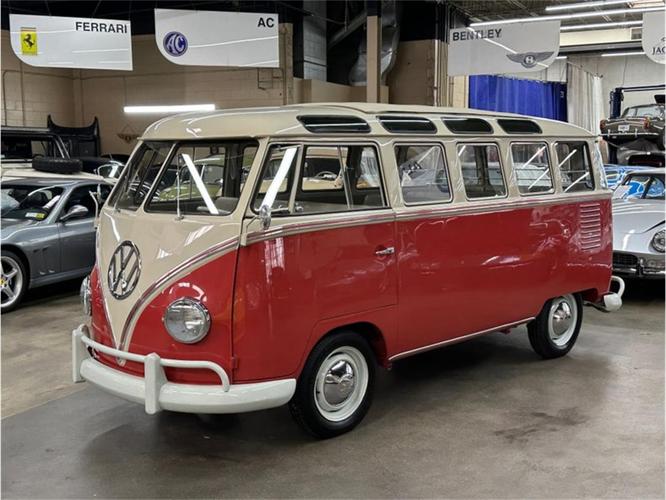 1961 volkswagen type 2 in huntington station, new york