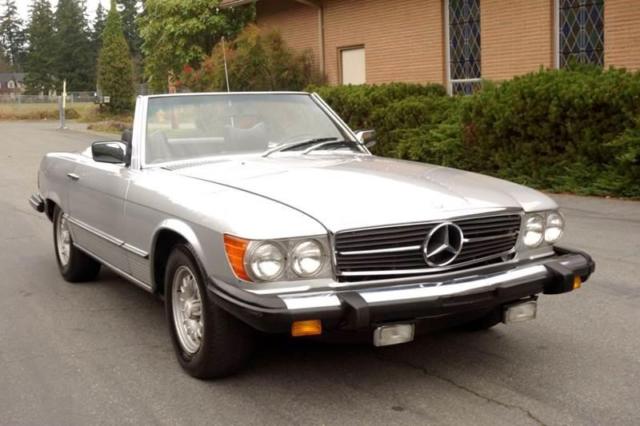 1976 mercedes-benz 450 sl hartop covertible