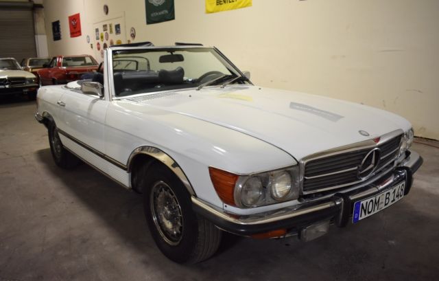 1973 mercedes 450sl r107 roadster short european bumpers we ship and export!!!!