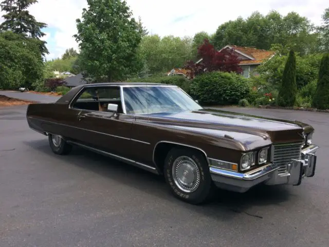 no reserve! 1972 cadillac coupe deville nice driver solid car no reserve!