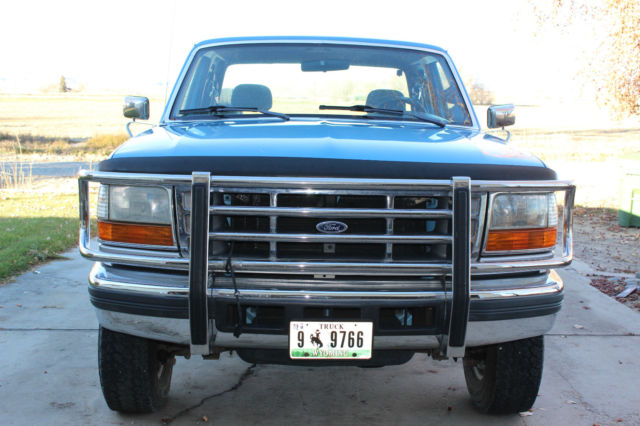 1993 ford f-250 xlt 4x4 7.3 diesel turbo idi 5-speed extended cab pickup truck