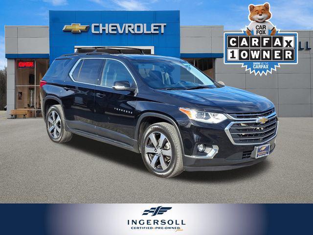 2021 chevrolet traverse lt leather