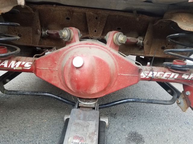 1980 el camino g-body roller 9" ford rear wildwood brakes qa1 coil overs & a-arm