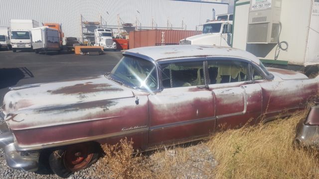 55 cadillac fleet wood rat rod hot rod classic