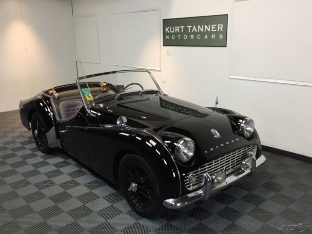 triumph tr3a. 39,044 orig miles. orig paint. 2 owners. amazingly well-prerved
