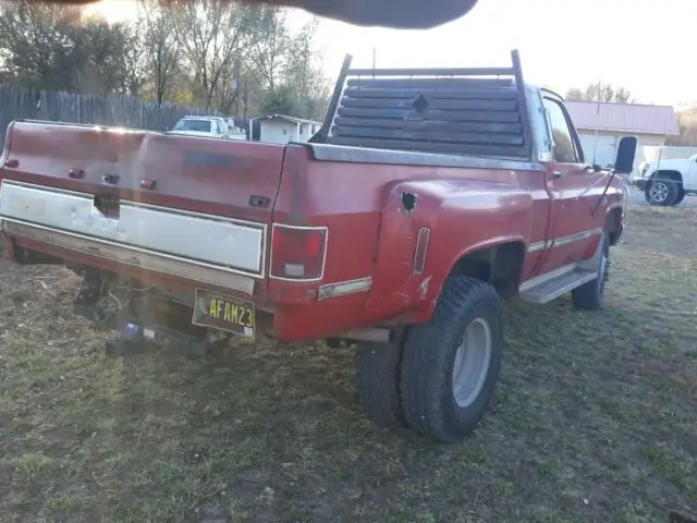 1985 gmc 4x4 sierra classic dumptruck