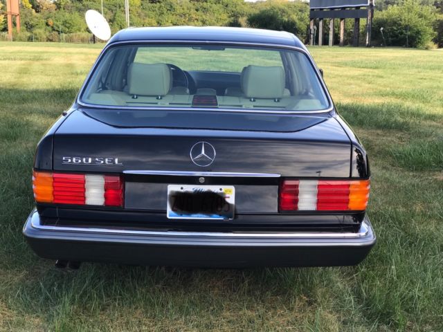 1989 mercedes benz 560sel black grey leather estate car 78k miles