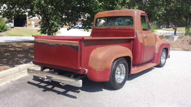 1955 ford f100 custom patina paint, no rust, shop truck, cruiser, show truck