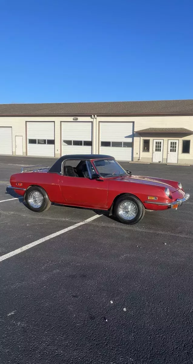 1969 fiat 850 convertible red convertible