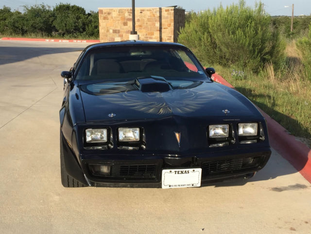 1979 pontiac trans am (hot rod cruiser) - black on black with t tops