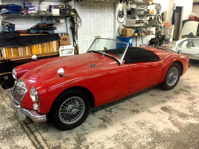 1960 mg mga in greenville, north carolina