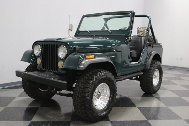 1979 jeep cj5 1183 miles green jeep 327 v8 4 speed manual