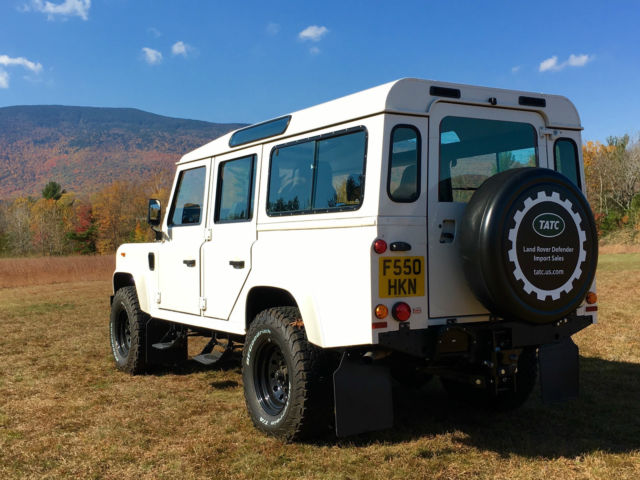 land rover defender 110 2.5 diesel turbo county wagon, 1989 3 owners - rebuild