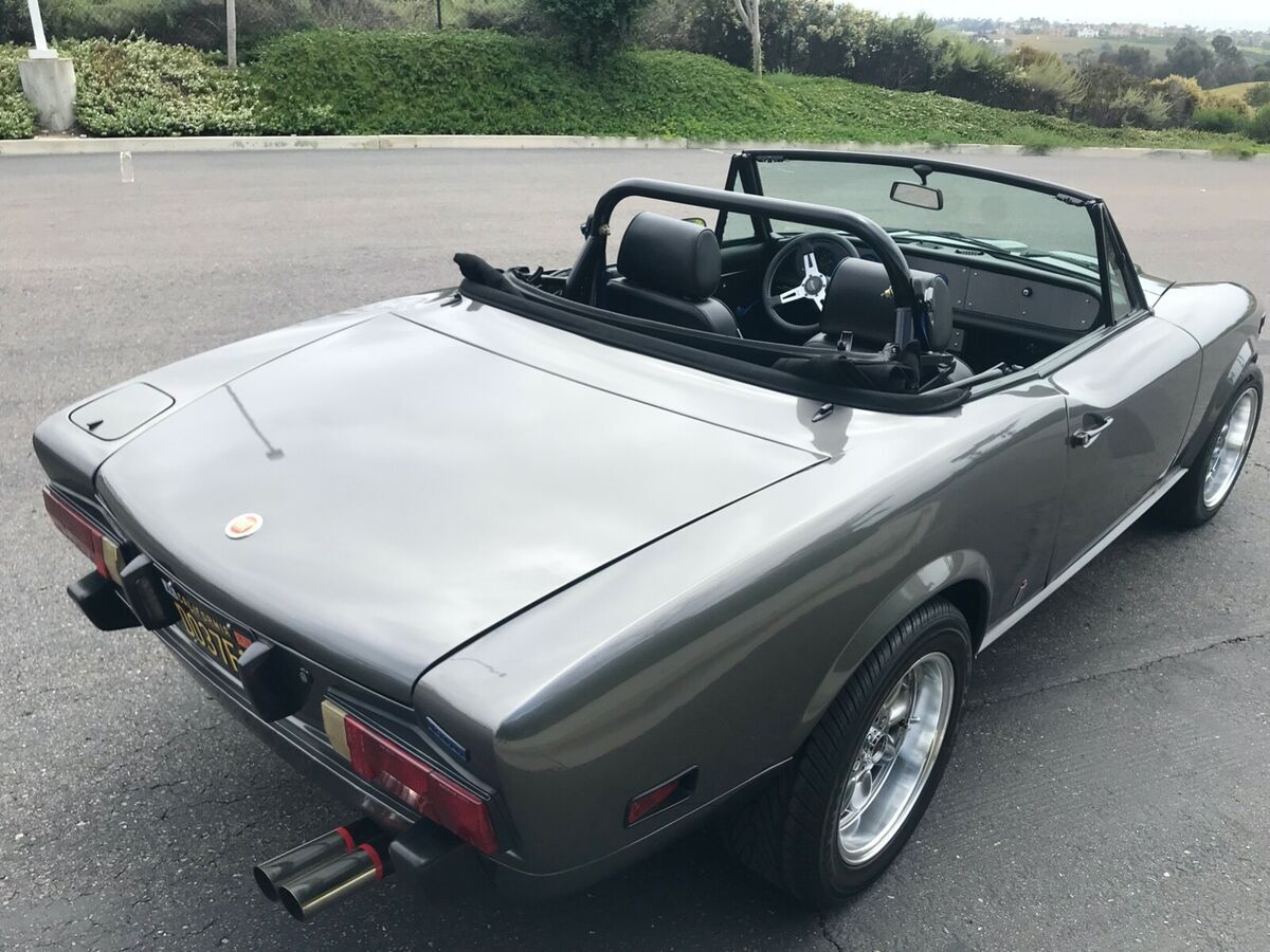 beautifully restored 1975 fiat spider 124