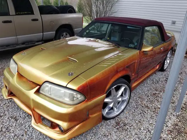 1988 ford mustang gt convertible completly custom 347 stroker supercharged