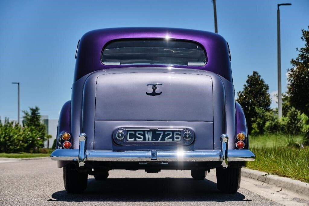 1956 rolls-royce silver wraith restored purple / silver