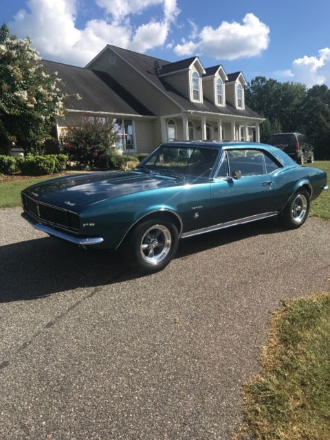 1967 chevrolet camaro rally sport l30 327/275hp 4 speed!