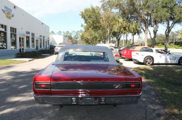 1967 dodge coronet r/t convertible red convertible 440ci automatic